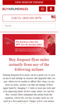 Mobile Screenshot of buyairlinemiles.com